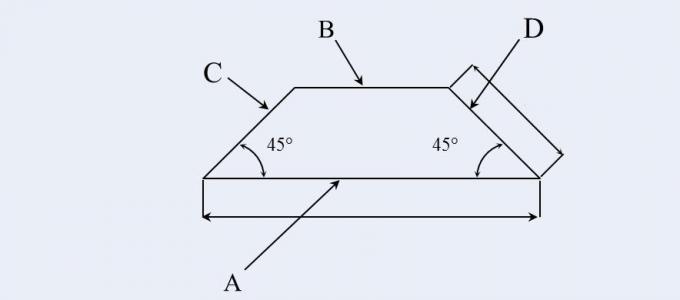 Het optische Gesmolten Prisma van het de duiftrapezoïde van het Kiezelzuurglas